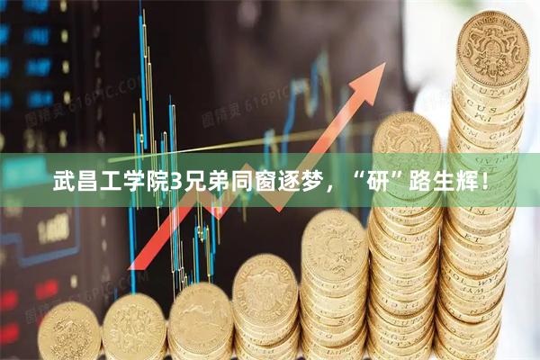 武昌工学院3兄弟同窗逐梦，“研”路生辉！